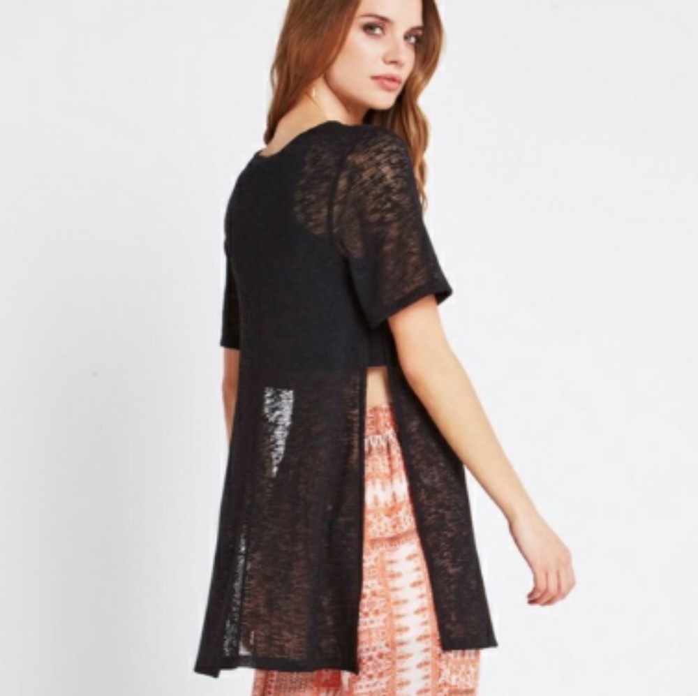 BCBGeneration tunic overlay top women’s Size Small